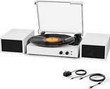Record Player For Vinyl With External Speakers, Bluetooth 3 Speed Vintag... - $213.99
