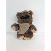 Vintage Kenner Star Wars The Wicket Ewok 1983 Stuffed Animal With Hood 12&quot; - £39.82 GBP
