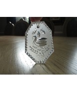 Waterford Crystal Ornament 12 Days of Christmas 1990 Seven Swans a Swimming - $20.24 CAD
