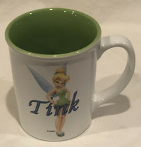Tinker Bell Disney Store Retired White Coffee Cup Jumbo Over Sized Mug Pre Owned - $13.99