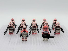12pcs Star Wars Commander Thorn Fox Coruscant Guard Shock troopers Minifigures - £21.10 GBP
