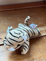 Gently Used Unipak Small Tan w Black Stripes Plush TIGER Stuffed Animal ... - £5.78 GBP