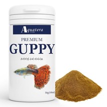 Aqua Terra Premium High-Protein Guppy Fry Food, 50g, 1 pc - $373.82 MXN