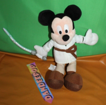 Disneyland Walt Disney World Mickey Mouse Star Wars Jedi Plush Stuffed Animal - £19.75 GBP
