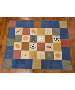 Sports Themed Quilt Blanket 83&quot; x 65&quot; - $29.02