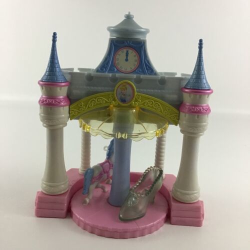 Disney Princess Enchanted Cinderella Musical Castle Carousel Playset 2006 Mattel - $42.52