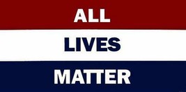 All Lives Matter Equality Equal USA America RWB 3X5 Flag Rough Tex® 100D - £15.14 GBP