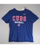 The Nike Tee Athletic Cut Chicago Cubs Baseball Men&#39;s L Graphic T-Shirt ... - $367.50 MXN