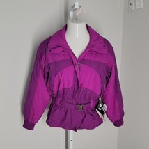 Tyrolia Skiwear Micro Climate Control Zip Up Jacket ~ Sz 8 ~ Purple - $40.49