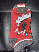 NIP Marvel Comics Deadpool 5 Pairs Adult Novelty Ankle  Socks - Sock Size 9-11 - £10.25 GBP