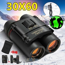 30X60 Zoom Day &amp; Night Vision Powerful Mini Binoculars Outdoor Travel Te... - £29.87 GBP