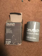 Deutsch Oil Filter D 539  New Old stock - $6.00