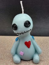 Blue Voodoo Doll Birthday Candle Cake Topper 3 Inch Tall - $15.00