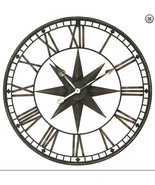 Large wall clock GC 32D METAL WITH STAR S21 - £394.50 GBP