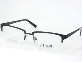 Joe&#39;s JOE10015 Col. 1 Black Unique Eyeglasses Glasses Metal Frame 53-18-140mm - £63.78 GBP