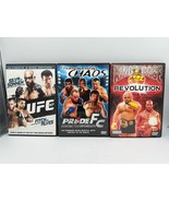 UFC MMA DVD Lot UFC 117 Pride MMA Champion Chaos King of the Cage Revolu... - $13.78