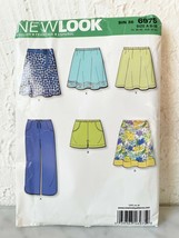 Simplicity New Look Pattern 6975 Misses Pants Shorts Skirts Size 8-18 Uncut - £7.43 GBP