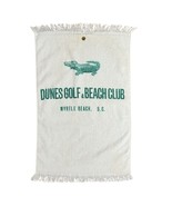 Vtg Dunes Golf &amp; Beach Club Towel Myrtle Beach South Carolina 16 x 24 Ma... - $32.48 CAD