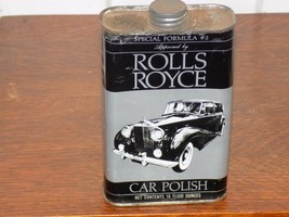 Vintage Rolls Royce Car Polish Full 16 Ounce Can - $631.68 MXN