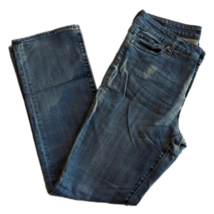 Kut From The Kloth High Rise Straight Leg Blue Jeans Size 10 Waist 31 Inches - £26.57 GBP