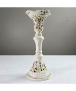 Ardalt Uccello Tall Candlestick Italian Art Pottery bisque porcelain bir... - €25,00 EUR