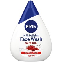 NIVEA Face Wash for Normal Skin, Milk Delights Saffron, 100ml - $13.85