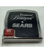 8 FOOT ADVERTISING TAPE MEASURE - BEAUTYREST Made Only By SIMMONS &amp; Sears - $7.69
