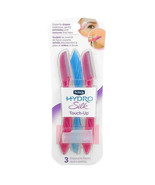 Schick Hydro Silk Touch-up 3pk Disposable Razors &amp; Multipurpose Beauty T... - £6.00 GBP