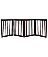 Dynamic Accents 42423 - 32 Inch 4 Panel Free Standing EZ Gate - Black - £190.83 GBP