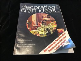 Decorating &amp; Craft Ideas Magazine August/Sept 1971 Paper Mache Rainbow Mirror - £8.01 GBP
