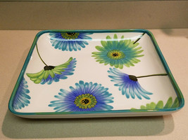 Clay Art Cool Gerbera Hand Painted StoneLite Clay Art Serving Platter Tray - £27.65 GBP