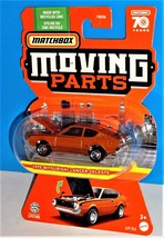 Matchbox 2023 Moving Parts 1975 Mitsubishi Lancer Celeste Orange w/ Opening Hood - £4.74 GBP