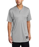 Easton Skinz 2 Button Placket Jersey, Gray, Medium - $146.16 MXN