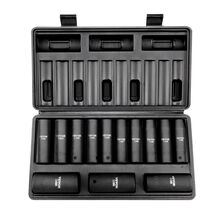 VEVOR 1/2&quot; Drive Impact Socket Set, 13pcs Deep Socket, 6 Point CR-V Allo... - $25.90