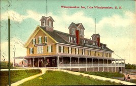 Winnipesaukee Inn On Lake Winnipesaukee, New Hampshire 1910 postcard bk63 - £7.12 GBP