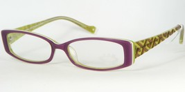 Coco Song Canton Evening 4 Lavender /WHITE /LIME Eyeglasses Glasses 50-15-135mm - £194.26 GBP