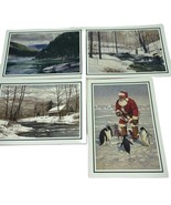 Trout Unlimited Vintage 16 Fishing Greeting Christmas Winter Cards 1986 ... - £25.21 GBP