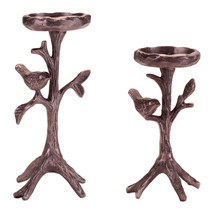 Metal Bird Branch Candle Holder (Set of 2) - $2,074.38 MXN