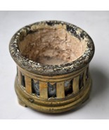 Antique Mini 2in Brass Melting Pot With Cooling Stand Jeweler Décor - $100.00