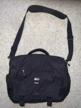 REI Staff Messenger Bicycle Cross Shoulder Padded Bag Black Laptop - $44.54