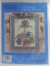 Candamar Designs Counted Cross Stitch Maypole Bunnies Picture #50718  - £15.51 GBP
