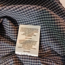 Columbia AM7139 Men's Black & Gray Cotton Plaid Button Down Collar Shirt Sz 2XL image 7