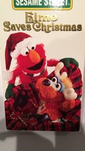 Sésamo Street-Elmo Saves Christmas (VHS, 1996) -tested-rare Vintage-Ships, 24HRS - £9.37 GBP