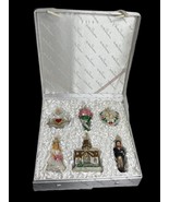 Old World Christmas Wedding Collection Glass Ornament Boxed Set (6) A Gift - $57.73 CAD