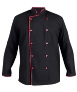 Double Breasted fit Chef Coat full sleeve Comfortable Fabric Restaurant ... - £35.63 GBP+