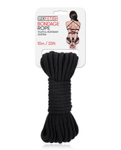 Lux Fetish Bondage Rope 10m/33 Ft Black - £14.03 GBP