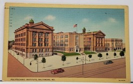 Maryland Polytechnic Institute Baltimore Md Postcard I2 - $3.95