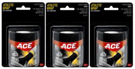 Ace Athletic Wrap, Black 3 Pack - £14.57 GBP