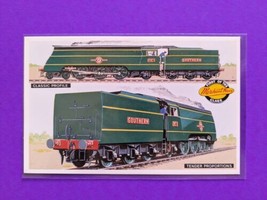 Train Postcard Merchant Navy First of Class D77 Southern Railroad Locomo... - £6.08 GBP