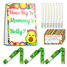 Fiesta Baby Shower Games For Girls or Boys Measure Mommy&#39;s Belly Game 50 Players - £12.64 GBP